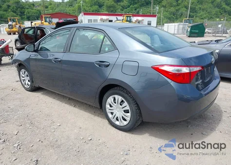 2014 Toyota Corolla Le z USA, uszkodzony, nr VIN 2T1BURHE2EC059405